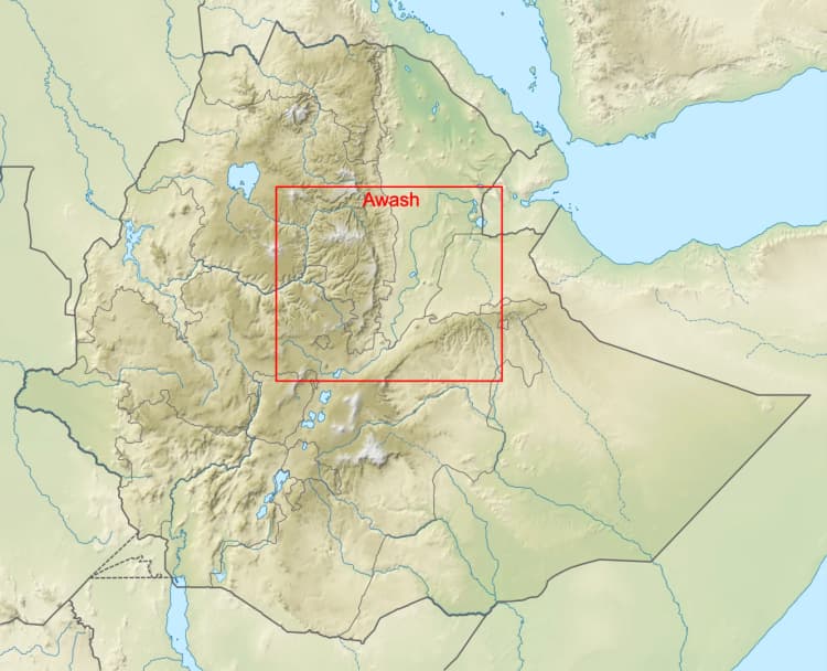 Map Ethiopia